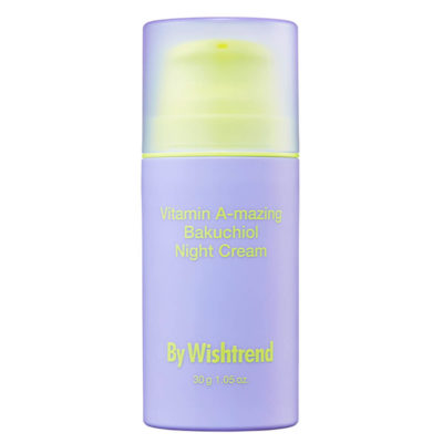 BY WISHTREND Крем ночной с ретинолом и бакучиолом vitamin a-mazing bakuchiol night cream, 30 мл