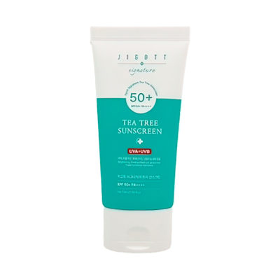 JIGOTT Крем солнцезащитный с чайным деревом signature tea tree sunscreen spf 50 pa++++, 70 мл