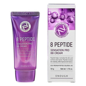 ENOUGH ББ-крем антивозрастной с пептидами premium 8 peptide sensation pro bb cream, 50 мл