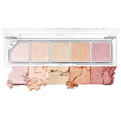 UNLEASHIA Палетка хайлайтеров mood shower face palette 100 ballerina, 4 г