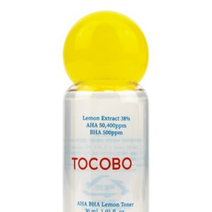TOCOBO Тонер отшелушивающий с экстрактом лимона и кислотами aha bha lemon toner, 30 мл