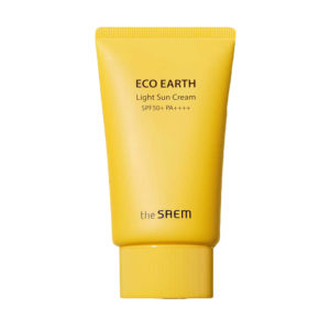 THE SAEM Крем солнцезащитный водостойкий eco earth waterproof sun cream spf50+ pa++++, 50 г