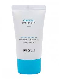 FASCY LAB Крем солнцезащитный green+ sun cream spf50+ pa++++, 50 мл