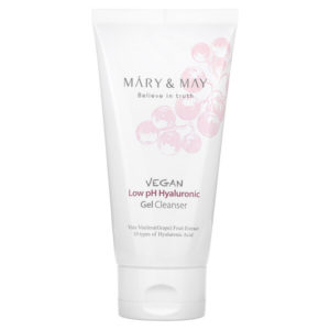MARY&MAY Гель для лица с гиалуроновой кислотой vegan low ph hyaluronic gel to foam cleanser,150 мл