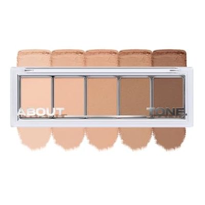 ABOUT TONE Тени для век матовая палитра return to basic shadow palette 01 classic, 9 г