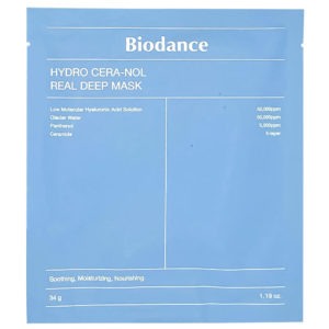 BIODANCE Маска гидрогелевая ночная с церамидами hydro cera-nol real deep mask, 34 г