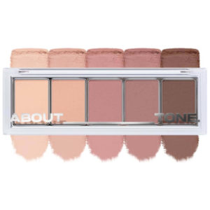 ABOUT TONE Тени для век матовая палитра return to basic shadow palette 04 serene, 9 г