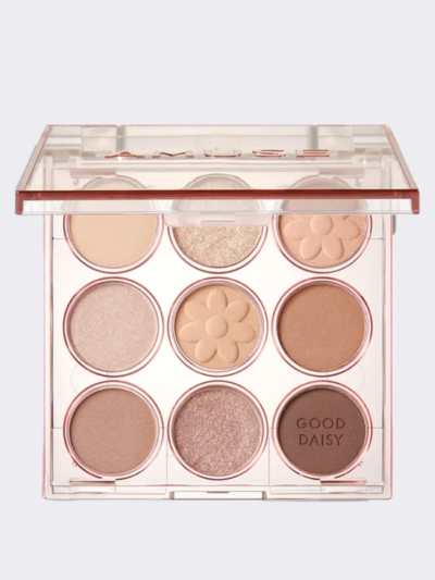 AMUSE Палетка теней в теплых персиковых оттенках eye color palette 01 warm boksoonga, 5,4 г