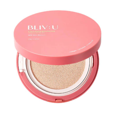 ROUND LAB BLIV:U Кушон солнцезащитный collagen bouncing sun cushion, 24 г