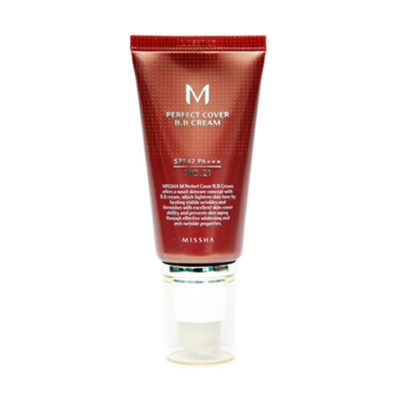 MISSHA ББ-крем №27 многофункциональный m perfect cover bb cream spf42 pa+++, 50 мл