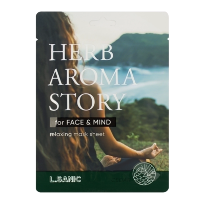 L.SANIC Маска тканевая с экстрактом кедра herba aroma story cedar, 25 мл