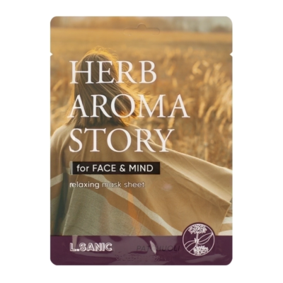 L.SANIC Маска тканевая с экстрактом пачули herb aroma story patchuoli, 25 мл