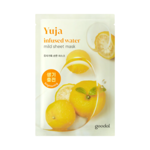 GOODAL Маска осветляющая с экстрактом цитруса yuja infused water mild sheet mask, 28 г