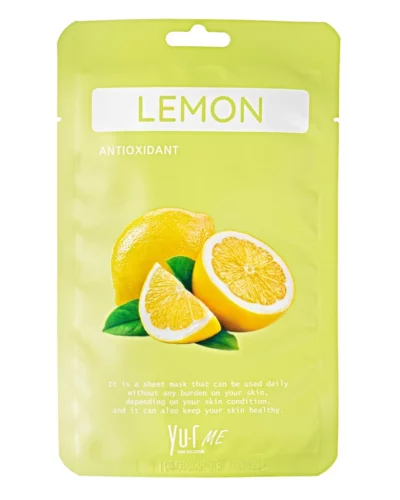 YU-R Me Тканевая маска с экстрактом лимона me lemon sheet mask, 25 г