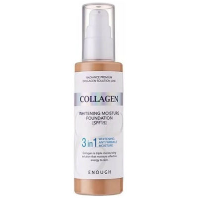 ENOUGH Тональная основа №23 с коллагеном 3 в 1 collagen foundation, 100 мл