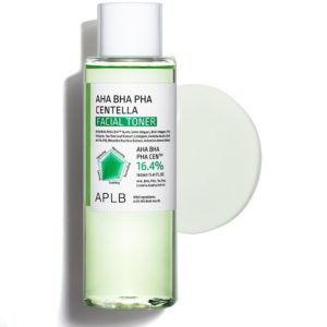 APLB Тонер с центеллой и кислотами aha bha pha centella facial toner, 160 мл