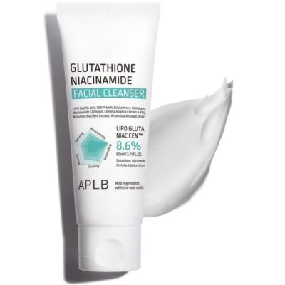 APLB Пенка с глутатионом и ниацинамидом glutathione niacinamide facial cleanser, 80 мл