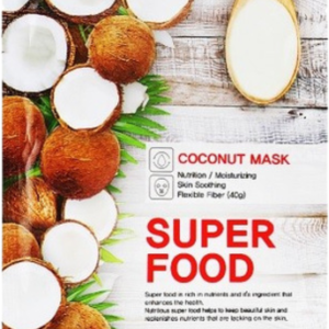 EYE'N'LIP Маска с экстрактом кокоса super food coconut mask, 23 мл