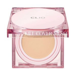 CLIO Кушон увлажняющий glass kill cover mesh glow cushion spf50+ pa++++ 3 linen, 15 г + 15 г