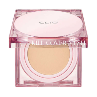 CLIO Кушон увлажняющий glass kill cover mesh glow cushion spf50+ pa++++ 3 linen, 15 г + 15 г