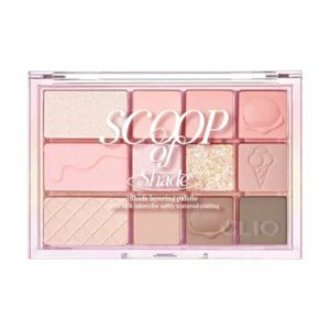 CLIO Палетка теней для век shade & shadow palette 03 scoop of shade, 9,6 г