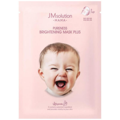 JM SOLUTION Маска гипоаллергенная осветляющая mama pureness brightening mask plus, 30 мл