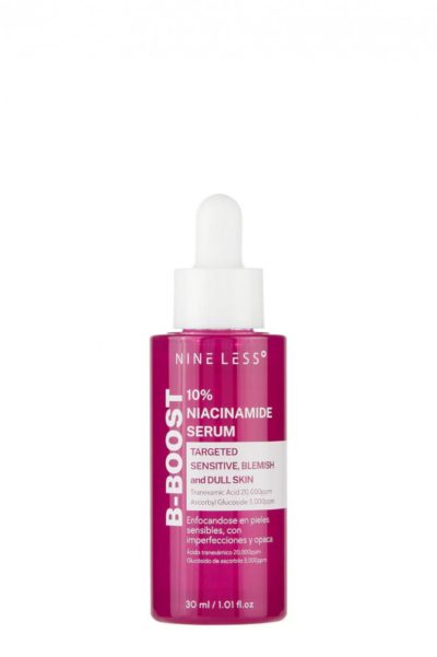 NINE LESS Сыворотка осветляющая с ниацинамидом b-boost 10% niacinamide serum, 30 мл