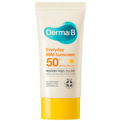 DERMA:B Крем мягкий солнцезащитный everyday mild sunscreen spf50+ pa++++, 50 мл