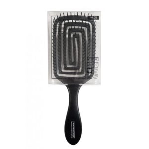 BEAUTY RELIGION Расческа мини для волос массажная распутывающая massage brush mini black, 1 шт