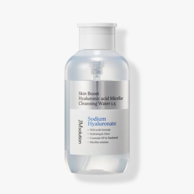 JM SOLUTION Вода мицеллярная skin boost hyaluronic acid micellar cleansing water 1.5, 500 мл