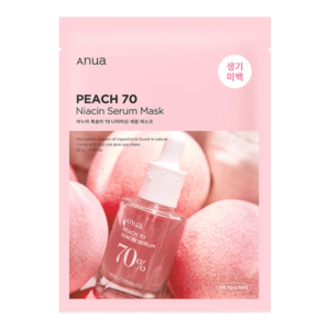 ANUA Маска тканевая с персиком для сияния кожи peach 70 niacin serum mask, 25 г